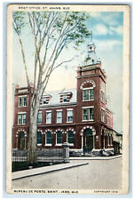 1926 Post Office Building St. Johns Quebec Canada Vintage Posted Postcard picture