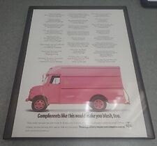 UPS United Parcel Service Pink Truck 1993 Print Ad Framed 8.5x11  picture