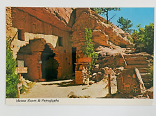 Metate Room & Petroglyphs Cliff Dwellings Museum Manitou Springs CO Postcard picture