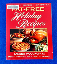 FAT FREE HOLIDAY RECIPES: TRADITIONAL CHRISTMAS COOK BOOK PAPERBACK SHIPS FREE picture