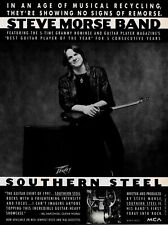 STEVE MORSE BAND - Southern Steel - Music Print Ad Promo Photo - 1991 picture