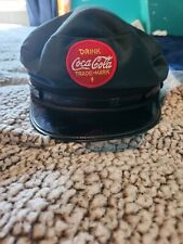 Coca Cola Salesman Original Vintage Delivery Hat 1980s picture