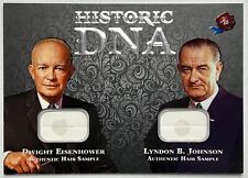 2021 Historic Autographs DNA President Eisenhower Johnson Authentic Hair 57/83 picture