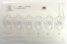 Super Mario Bros Super Show Obewan Toady DIC Production Animation Sheet 1989 picture