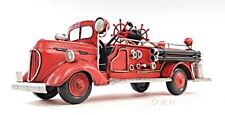 1938 Red Fire Engine Ford 1:40 | Classic Model W/ Seat & Steering Wheel picture