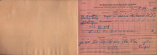 Vintage 1944 Florida East Coast Railway Company Return and Delay Report Employee picture