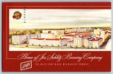 Milwaukee, Wisconsin - Home of Jos. Schlitz Brewing Company - Vintage Postcard picture