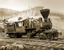 1927 Acme Logging Co. Train, Acme, Washington Old Photo 8.5