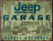 Jeep Wrangler Garage Metal Sign 4x4 Off Road Wall Ship Home Wall Decor #2807 picture