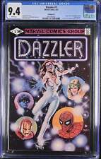 Dazzler #1 Marvel (1981) 9.4 NM CGC Graded Key Issue Error Version Comic Book picture