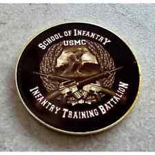 USMC SCHOOL OF INFANTRY Where We Make Worries CHALLENGE COIN picture