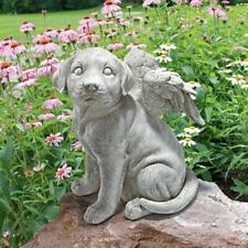Puppy Dog Canine Winged Pet Angel in Heaven Love Lost Companion Memorial Statue picture