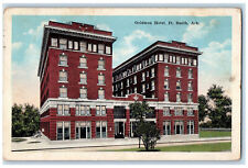 1918 Goldman Hotel Building Fort Smith Arkansas AR Antique Posted Postcard picture