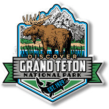 Grand Teton National Park Badge Magnet by Classic Magnets picture