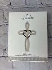 God's Love Hallmark Keepsake Cross Ornament with Box 4.5