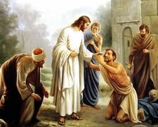 Jesus Christ Healing the Lame Art Print 8