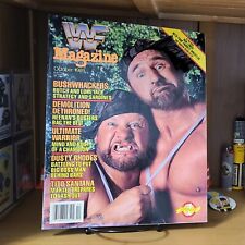 Vintage WWF Magazine October 1989 Bushwhackers Cover picture