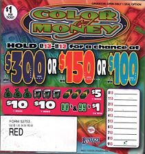 Hard Card Pull Tickets - 3 Pack Color Money picture
