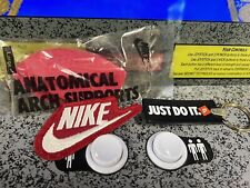 Lot of 3: Vintage Nike Just Do It Keychain + Patch + Anatomical Arch Supports picture