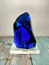 Andara Crystal Cutting Ocean Blue Motive 3125gr with base for Decoration picture