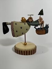 Williraye Studio Christmas Angel “Hope” ww2485 Tree Cat Basket Folk Art Figure picture