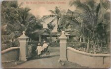 Vintage 1908 CEYLON Sri Lanka Postcard 