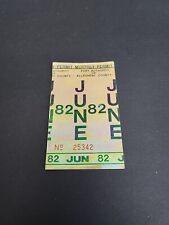 Vtg PAT Bus / Streetcar Monthly Pass Port Authority Allegheny County Rare 1982 picture