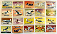 1952 Topps Wings Friends or Foe Airplanes Set Break-up Lot #5W Assortment EX picture