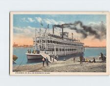Postcard Steamer G. W. Hill On Mississippi River USA picture