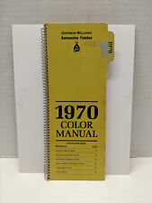 Sherwin Williams Automotive Finishes 1970 Color Manual AMC Chrysler Ford GM VW picture