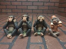 Three Wise Monkeys See, Hear and Speak no evil Ceramic Lot picture