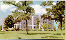Dr Nichols Sanitorium Savannah Missouri Cancer Treatment Vintage Postcard Linen picture