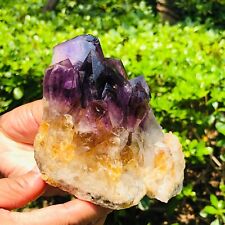 810g HUGE Natural Purple Quartz Crystal Cluster Rough Specimen Healing 889 picture