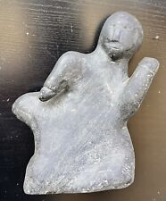 Paniluk Qamanirq (1935-) Inuit Carving Soapstone Mother And Child Arctic Bay picture