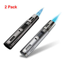 2 PACK Refillable Lighter Adjustable Torch Lighter for Cooking BBQ Double Flame picture