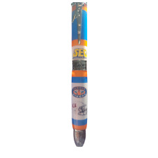 Auburn Tigers Hand Turned Acrylic Football Ballpoint Pen, Chrome Detail picture