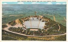 San Diego CA California, Mount Helix Amphitheater Aerial View, Vintage Postcard picture