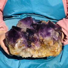 13.02LB Natural Amethyst Cluster Purple Quartz Crystal Rare Mineral Specimen 644 picture