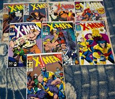 Uncanny X-Men #239,206,207,274,275, 278,280,281 Lot, Original Owner, F-VF Direct picture