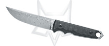 Fox Knives RYU Fixed Blade FX-634DCFB Black Camo Carbon Fiber Damascus Knife picture