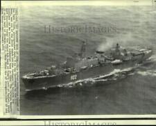 1970 Press Photo Soviet Submarine Tender in Caribbean Sea - now41387 picture