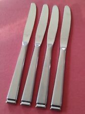 4 Reed & Barton BARCLAY Dinner Knives 18/8 Stainless Japan 9