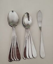 9 ONEIDA FLIGHT RELIANCE 4 Teaspoons 4 Table Dinner Spoons 1 Butter Knife picture