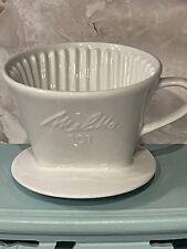 Melitta Porcelain Pour Over Coffee Filter  101 Vintage ￼One Cup picture
