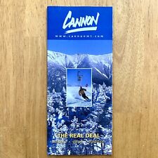 2003-2004 CANNON MOUNTAIN Resort Brochure Ski Trail Map NEW HAMPSHIRE picture
