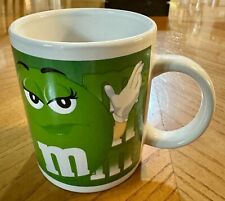 VTG 2002 M&M Green M&M Character Ceramic Coffee Cup/Mug by Galerie picture