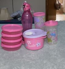 Tupperware Barbie Crystalwave  Soup Mug , Tumblers, Water Bottle, Lil Bowl New picture