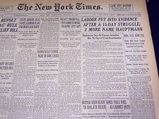 1935 JAN 23 NEW YORK TIMES - LADDER IN EVIDENCE AFTER 15 DAY STRUGGLE - NT 1953 picture