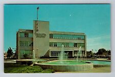 Springfield IL- Illinois, Municipal Building, Antique, Vintage Souvenir Postcard picture