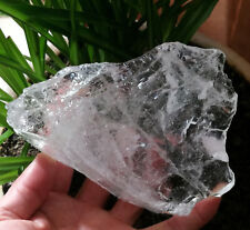 728g RARE Ice Himalaya Interference Quartz Natural Clear Quartz Crystal Specimen picture